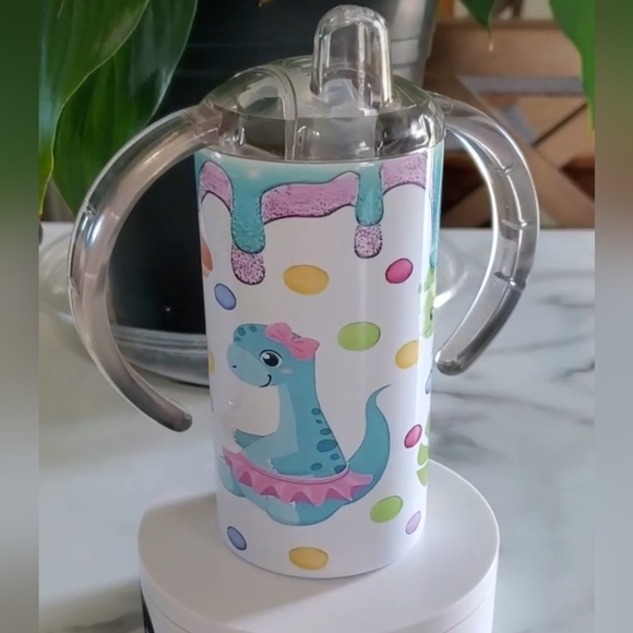 Baby Dinosaurs 12oz Sippy Cup with 2 lids - Picture 9 of 11